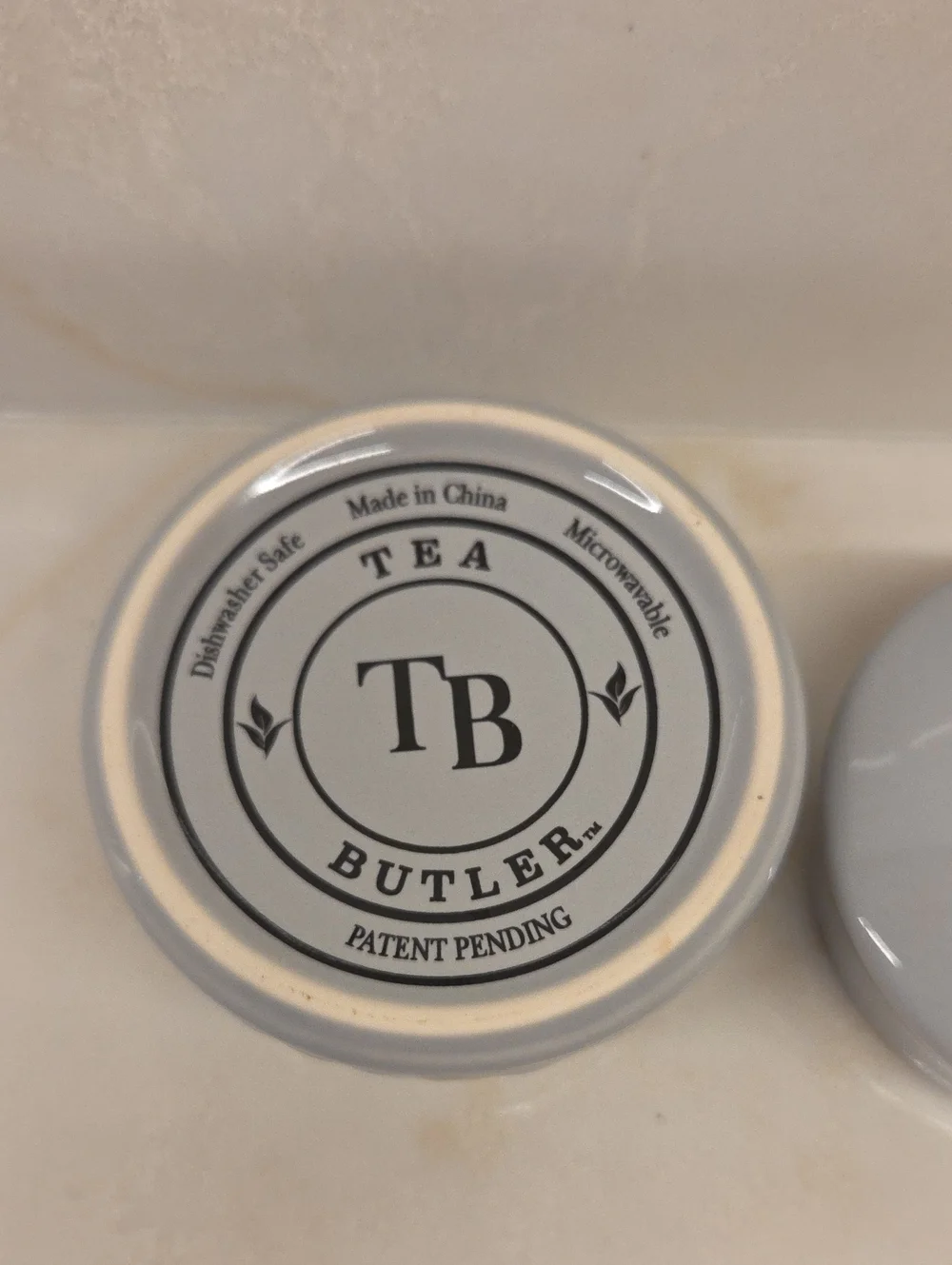🚦3for$15🚦Tea Butler Ceramic Tea Bag Holder in Light Gray